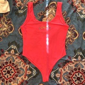 forever 21 “lovers” bodysuit